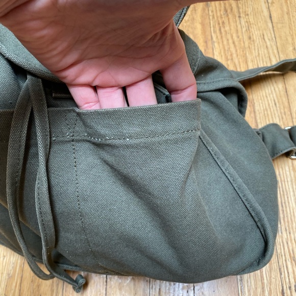 Baggu Green Canvas backpack - Picture 7 of 15